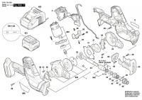 Bosch 3 601 FA5 000 Gsa 18 V-Li C Cordl Reciprocating Saw 18 V / Eu Spare Parts